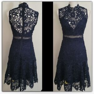 Bardot lace overlay lined see description for sizing